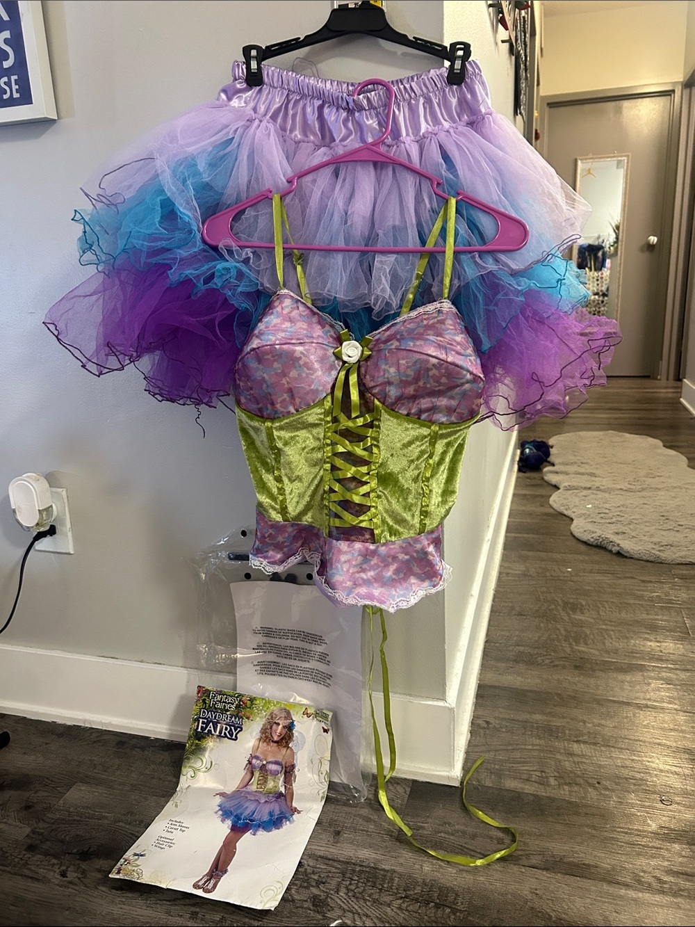 Fairy 🧚♀️ costume, women L/XL(fit up to size 14,) 2 pcs- Tutu & corset